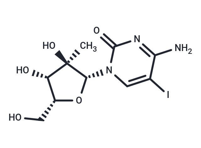 化合物 5-Iodo-2’-C-methyl cytidine|TNU0094|TargetMol