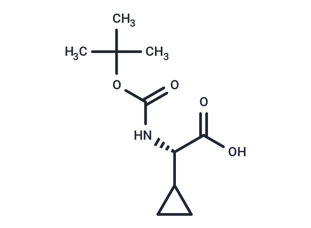 化合物 Boc-L-Cyclopropylglycine|T65100|TargetMol