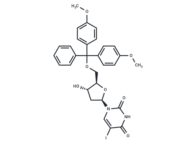 化合物 5’-O-DMTr-5-Iodo-2’-deoxyuridine|TNU0647|TargetMol