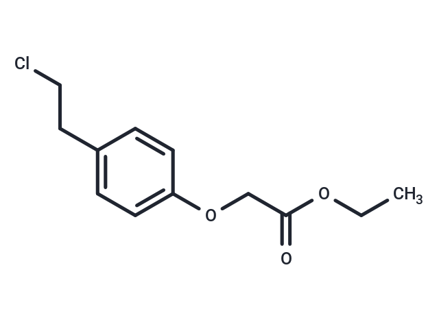 化合物 2-[4-(2-Chloroethyl)phenoxy]acetic ? acid ethyl ester|TNU1217|TargetMol