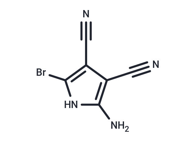 化合物 2-Amino-5-bromo-3,4-di-cyanopyrole|TNU1014|TargetMol