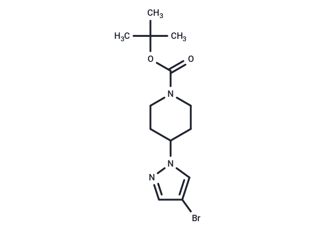 化合物 tert-Butyl 4-(4-bromo-1H-pyrazol-1-yl)piperidine-1-carboxylate|T67609|TargetMol