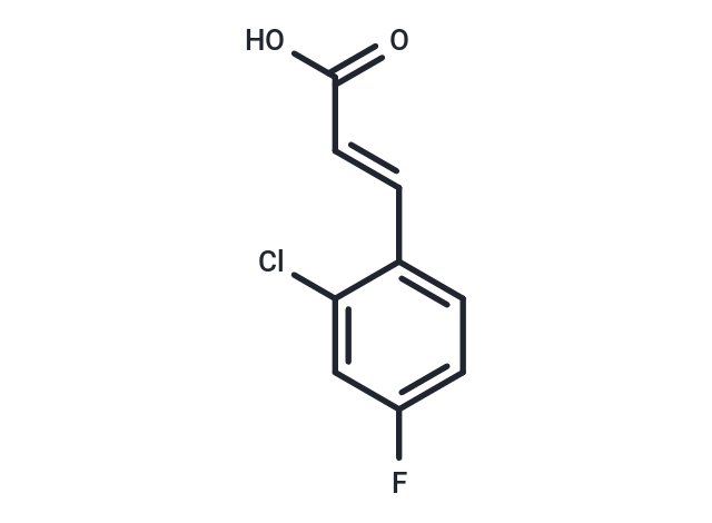 化合物 (E)-3-(2-Chloro-4-fluorophenyl)acrylic acid|T67409|TargetMol