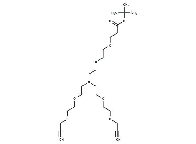 化合物 N-(PEG2-Boc)-N-bis(PEG2-propargyl)|T16243|TargetMol