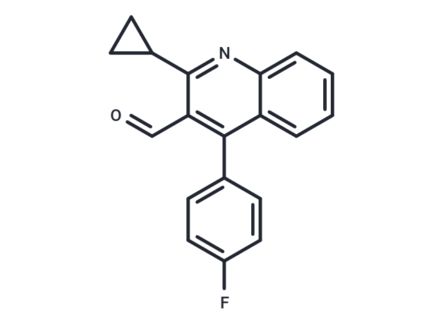 化合物 2-Cyclopropyl-4-(4-fluorophenyl)quinoline-3-carbaldehyde|T66678|TargetMol