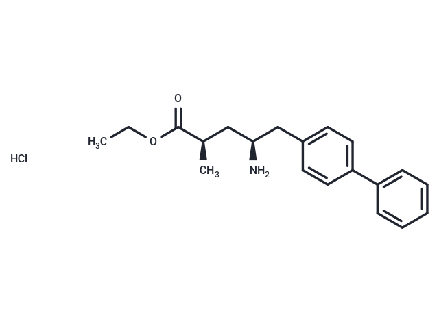 化合物 (2R,4S)-Ethyl 5-([1,1'-biphenyl]-4-yl)-4-amino-2-methylpentanoate hydrochloride|T66599|TargetMol