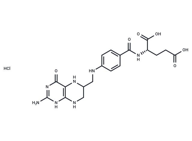 (6R,S)-5,6,7,8-Tetrahydrofolic Acid (hydrochloride)|T35413|TargetMol