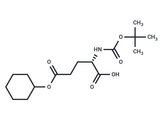 化合物 Boc-Glu(OcHex)-OH|T67516|TargetMol