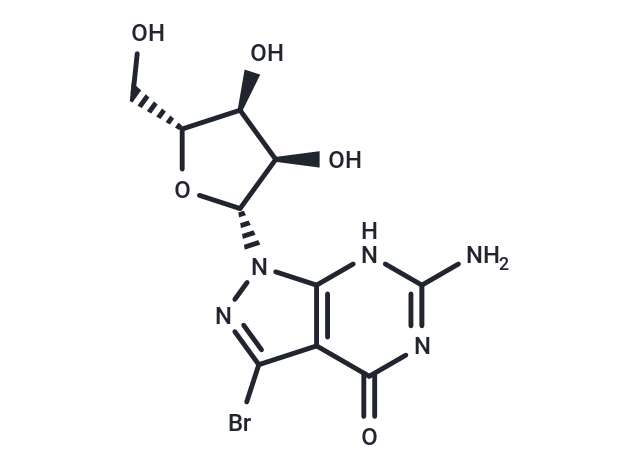 化合物 8-Aza-7-bromo-7-deazaguanosine|TNU0275|TargetMol