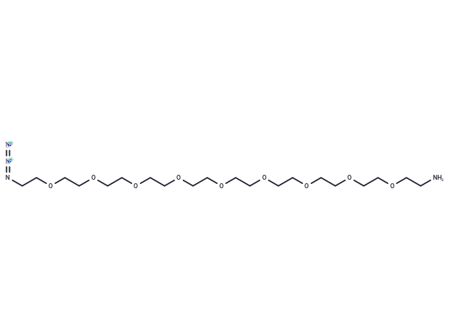 化合物 Azido-PEG9-amine|T14482|TargetMol