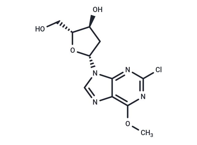 化合物 2-Chloro-6-methoxy ? purine-9-beta-D-(2’-deoxy)riboside|TNU1581|TargetMol