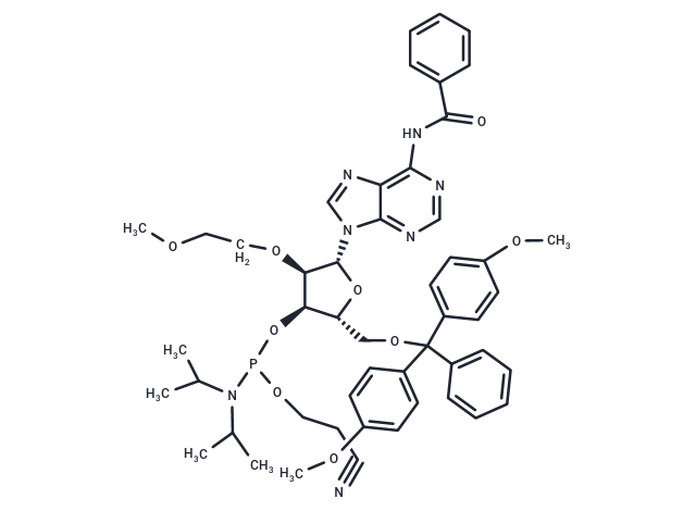 化合物 2’-O-MOE-A(Bz)-3’-phosphoramidite|TNU0958|TargetMol