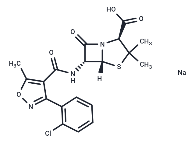 化合物 Cloxacillin Sodium|T21163|TargetMol