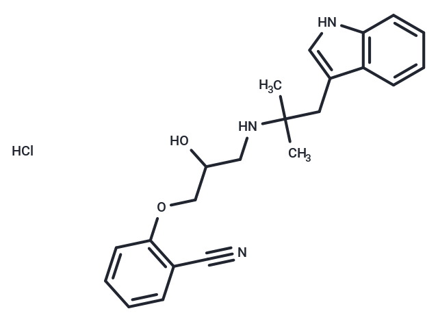 化合物 Bucindolol hydrochloride|T26920|TargetMol