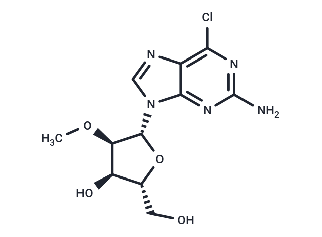 化合物 2-Amino-6-chloropurine-9-(2’-O-methyl)riboside|TNU0048|TargetMol