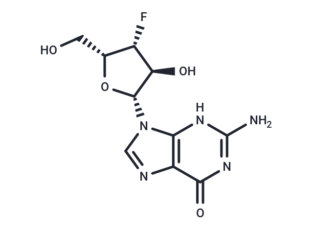 化合物 3’-Deoxy-3’-fluoro-xyloguanosine|TNU0245|TargetMol