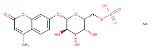 4-Methylumbelliferyl β-D-Galactopyranoside-6-sulfate (sodium salt)|T37566|TargetMol