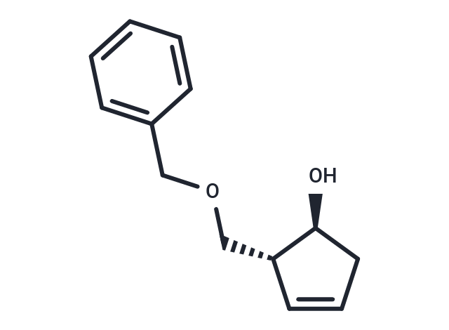 化合物 (1S,2R)-2-(Benzyloxymethyl)-1-hydroxy-3-cyclopentene|T65654|TargetMol