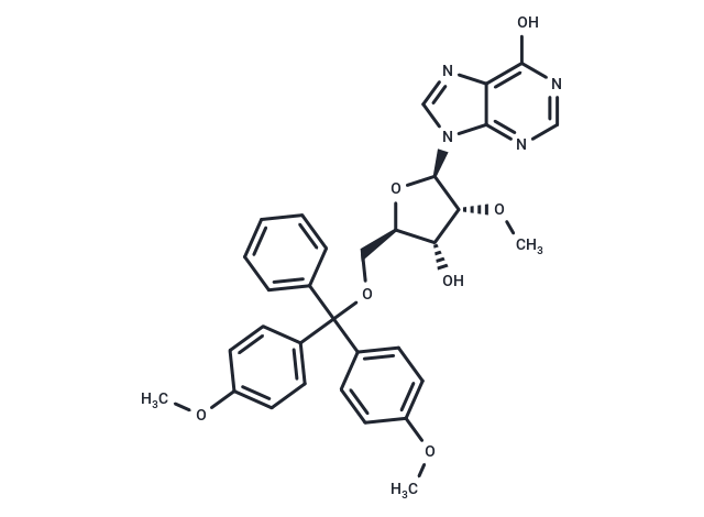 化合物 5’-O-(4,4-Dimethoxytrityl)-2’-O-methyl ? inosine|TNU1560|TargetMol