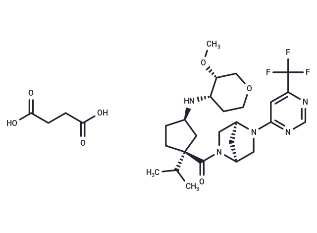 化合物 PF-04634817 succinate|T12419|TargetMol