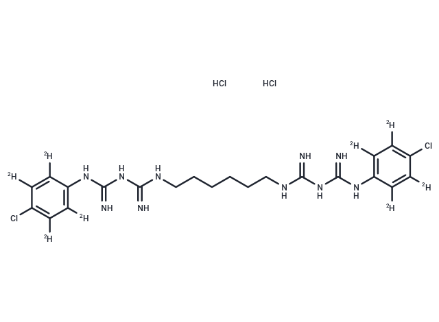 化合物 Chlorhexidine-d8 HCl|T69995|TargetMol