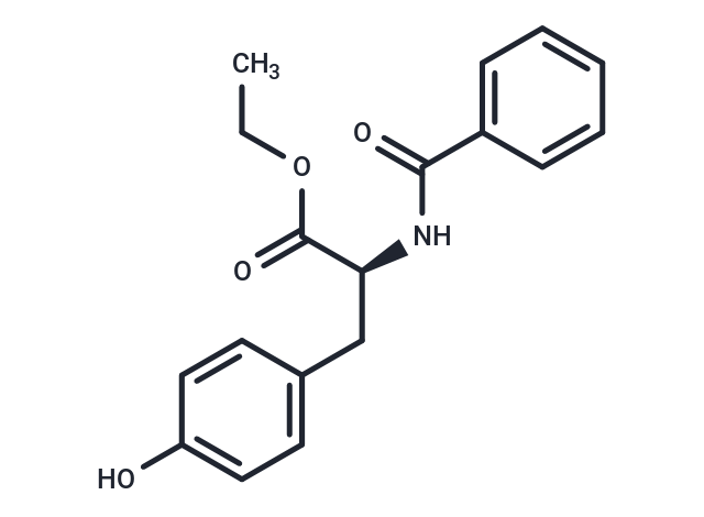 化合物 N-Benzoyl-L-tyrosine ethyl ester|T65630|TargetMol