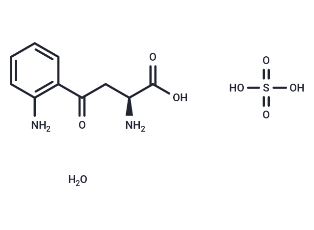 化合物 Kynurenine sulfate monohydrate|T3011L|TargetMol