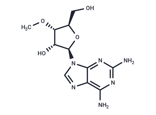 化合物 2-Amino-3’-O-methyladenosine|TNU0588|TargetMol