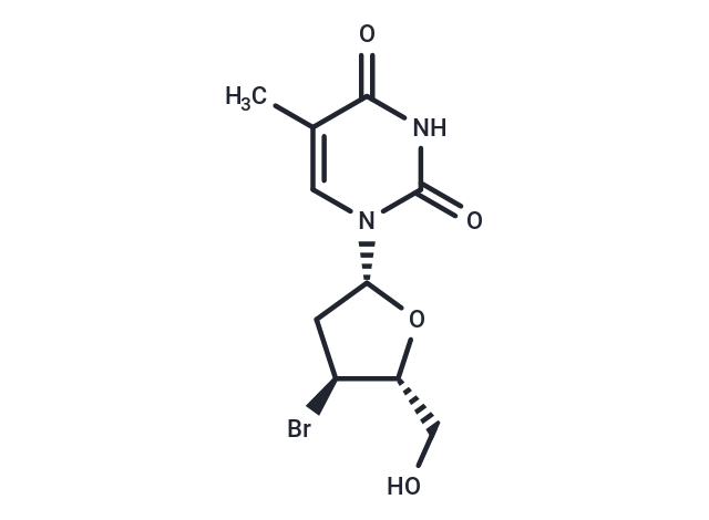 化合物 3’-Bromo-3’-deoxythymidine|TNU1048|TargetMol