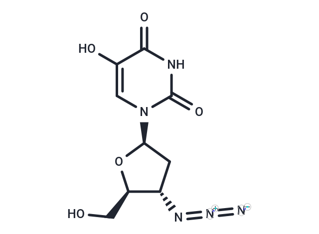 化合物 3’-Azido-2’,3’-dideoxy-5-hydroxyuridine|TNU1302|TargetMol