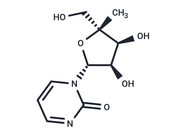 化合物 4’-C-Methyl-4-deoxyuridine|TNU0404|TargetMol