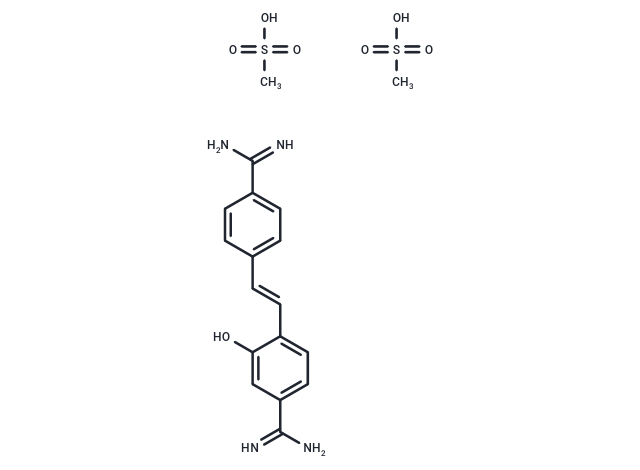 化合物 Hydroxystilbamidine bis(methanesulfonate)|T19014|TargetMol