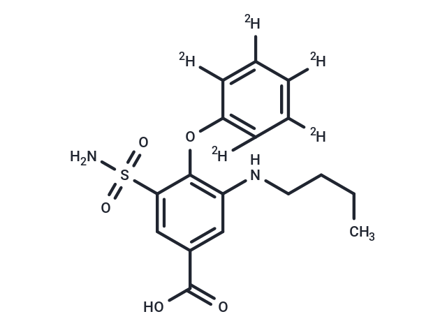 化合物 Bumetanide-d5|T10633|TargetMol