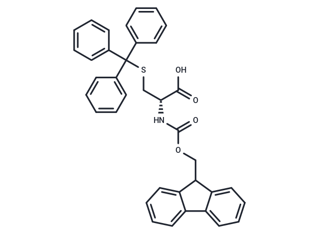 化合物 Fmoc-D-Cys(Trt)-OH|T65789|TargetMol