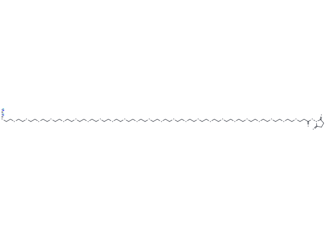 化合物 Azido-PEG24-NHS ester|T17499|TargetMol