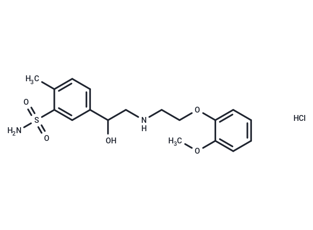 化合物 Amosulalol HCl|T26620|TargetMol