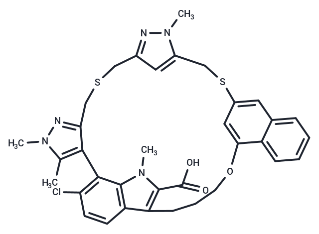 化合物 AZD-5991|T10434|TargetMol