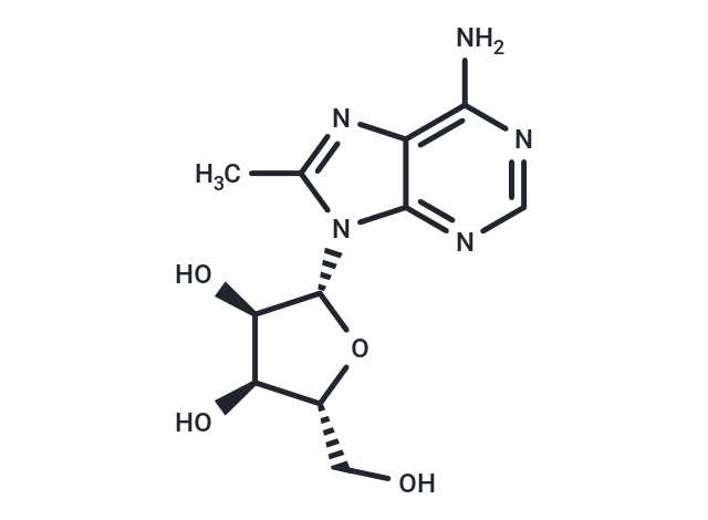 化合物 8-Methyladenosine|TNU0288|TargetMol