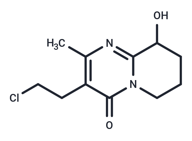 化合物 3-(2-Chloroethyl)-6,7,8,9-tetrahydro-9-hydroxy-2-methyl-4H-pyrido[1,2-a]pyrimidine-4-one|T67466|TargetMol