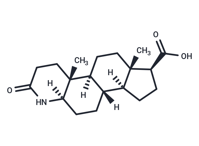 化合物 (4aR,4bS,6aS,7S,9aS,9bS,11aR)-4a,6a-Dimethyl-2-oxohexadecahydro-1H-indeno[5,4-f]quinoline-7-carboxylic acid|T67601|TargetMol