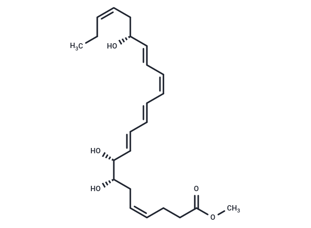 化合物 17(R)-Resolvin D1 methyl ester|T84455|TargetMol