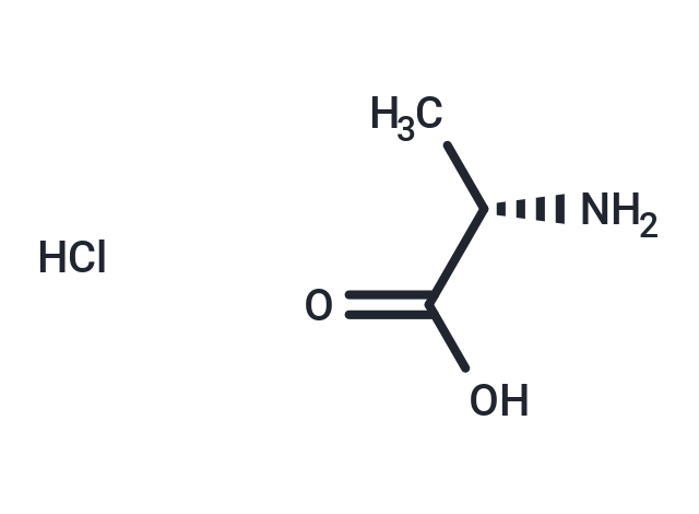 化合物 (S)-2-Aminopropanoic acid hydrochloride|T67374|TargetMol