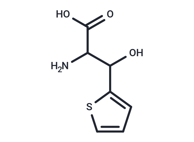 化合物 2-Amino-3-hydroxy-3-(thiophen-2-yl)propanoic acid|T66335|TargetMol