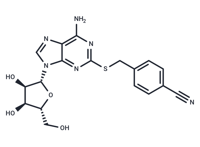 化合物 2-(4-Cyanobenzyl)thioadenosine|TNU0987|TargetMol