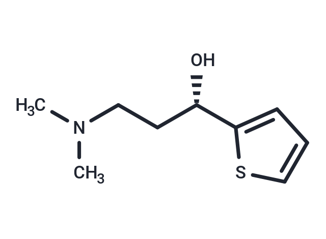 化合物 (S)-N,N-Dimethyl-3-hydroxy-3-(2-thienyl)propanamine|T65715|TargetMol