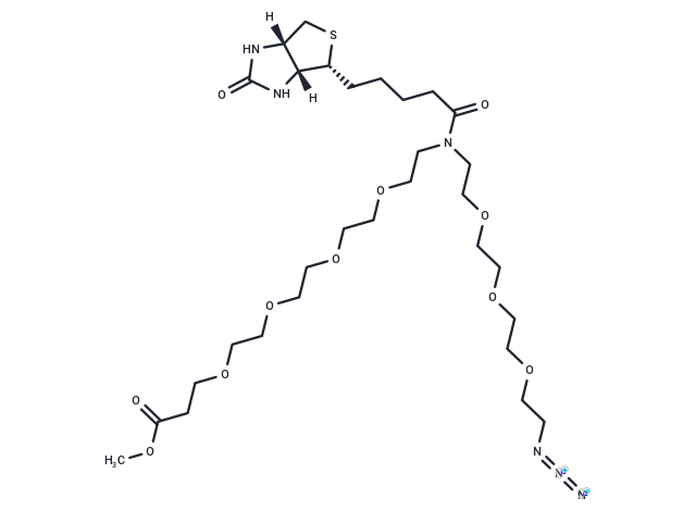 化合物 N-(Azido-PEG3)-N-Biotin-PEG4-methyl ester|T16184|TargetMol