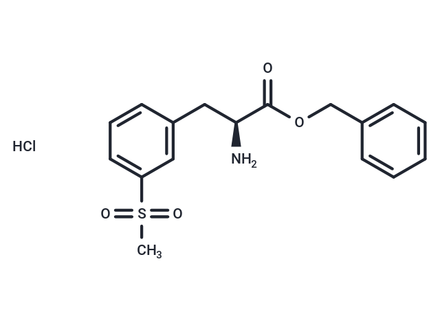 化合物 (S)-Benzyl 2-amino-3-(3-(methylsulfonyl)phenyl)propanoate hydrochloride|T66692|TargetMol