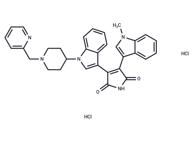 化合物 Enzastaurin 2HCl|T69354|TargetMol