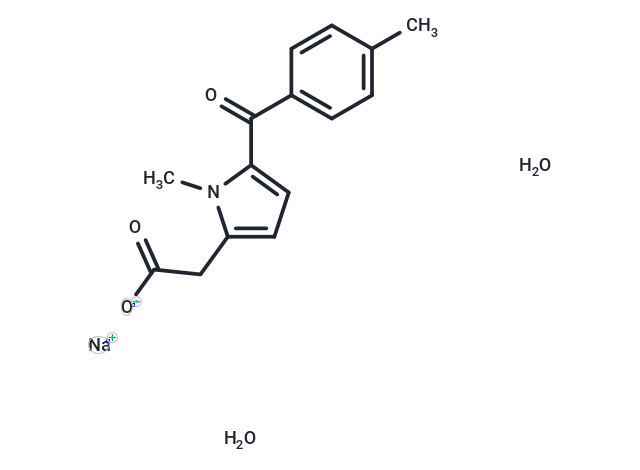 化合物 Tolmetin (sodium salt hydrate)|T2550L|TargetMol