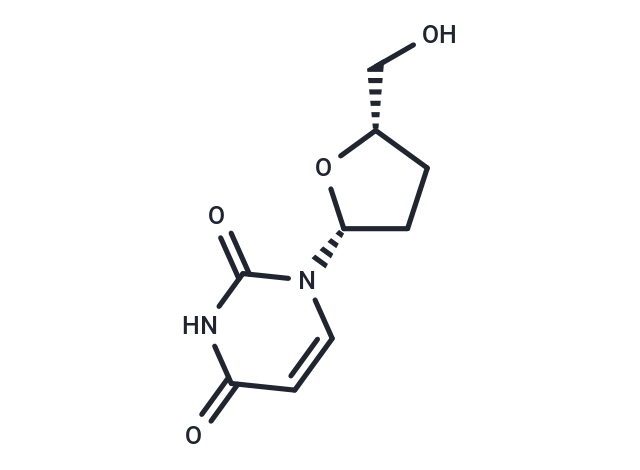 化合物 2’,3’-Dideoxyuridine|TNU0995|TargetMol